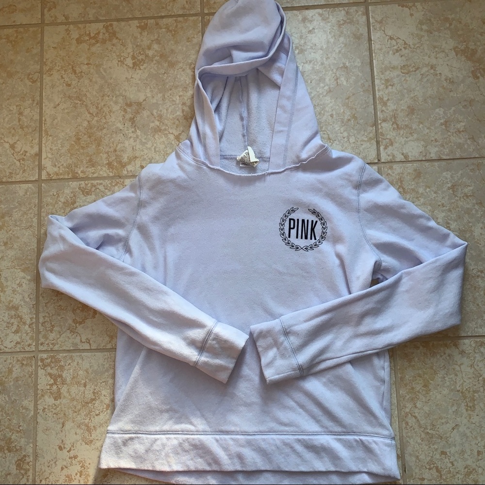 Purple Victoria’s Secret PINK Hoodie, Size Large.